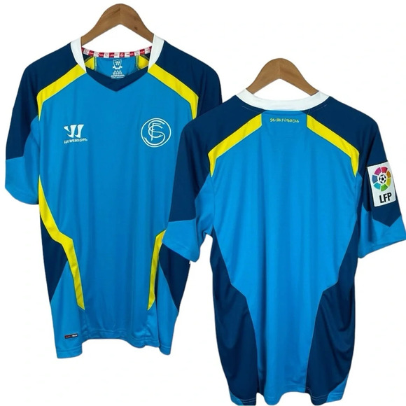TS912 NWT Mens Warrior Sevilla Spain Soccer Club Football Jersey L - Picture 1 of 9